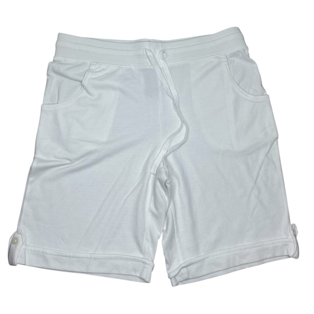 White Stag Athletic White Shorts Elastic Waistband Lightweight